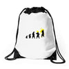 goku evolution (black) Drawstring Bags