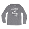 all i need is coffee sciossors Long Sleeve Shirts