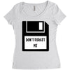 Don't Forget Me Disk Women's Triblend Scoop T-shirt