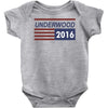 underwood 2016 flag house of cards Baby Onesie
