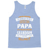 Super Cool Papa Of A Freaking Awesome Grandson Tank Top