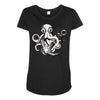 pirate octopus Maternity Scoop Neck T-shirt