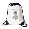 the big meowski Drawstring Bags