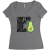 Avocado Women's Triblend Scoop T-shirt
