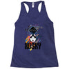 who loves husky Racerback Tank