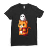 brave kitty Ladies Fitted T-Shirt