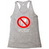 i ain't afraind of no gooats Racerback Tank