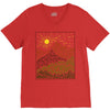 mountain line V-Neck Tee