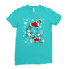 boxer christmas Ladies Fitted T-Shirt