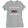 red tractor boy Ladies Fitted T-Shirt