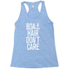 boat hair don't care Racerback Tank