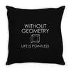 without geometry Throw Pillow