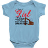 Just A Girl In Love With Her Heavy Equıpment Operator Baby Bodysuit