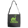 vegan dinosaur best trending Adjustable Strap Totes