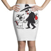 cat vs mouse Pencil Skirts