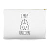 i am a unicorn Accessory Pouches
