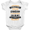 Super Cool Grandson Of A Freaking Awesome Grammy Baby Onesie