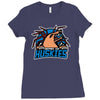 outpost 31 huskies monster version Ladies Fitted T-Shirt