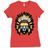 native american chief bear Ladies Fitted T-Shirt