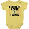 Sunrises House &amp; Techno Baby Bodysuit
