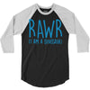 rawr (i'm a dinosaur) 3/4 Sleeve Shirt