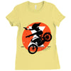 black attack Ladies Fitted T-Shirt