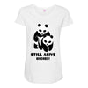 Still Alive Bitches Maternity Scoop Neck T-shirt