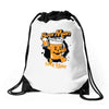 hey beer man Drawstring Bags