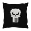the punisher long sleeves Throw Pillow
