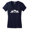 born to shoot  photograpy camera geek Women's V-Neck T-Shirt