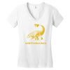 ankylosaurus dinosaur Women's V-Neck T-Shirt