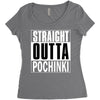 pubg - straight outta pochinki Women's Triblend Scoop T-shirt