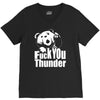 ted fuck you thunder V-Neck Tee