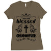 I Am One Blessed Grandmother Ladies Fitted T-Shirt