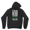 if you can read this, you are camping too close Unisex Hoodie
