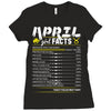 April Girl Facts Taurus Ladies Fitted T-Shirt