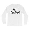 number one dog dad Long Sleeve Shirts