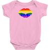 lips  rainbow lgbt gay culture Baby Onesie