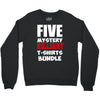 5 mystery bundle funny offensive multibuy Crewneck Sweatshirt
