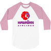 stylish retro hawaiian airlines 3/4 Sleeve Shirt