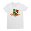 Rubik Cube Ladies Fitted T-Shirt