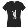 bunny sign Women's V-Neck T-Shirt