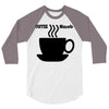coffee snob 3/4 Sleeve Shirt