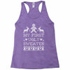 my first ugly sweater Racerback Tank