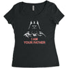 i am your father   mens funny Women's Triblend Scoop T-shirt