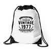 Genuine Premium Vintage 1977 Classic Perfectly Aged Limited Edition Drawstring Bags