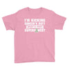 I Am Kicking Cancers Butt Whats Your Superpower ? Youth Tee
