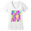 texting and driving like it's 1990 Women's V-Neck T-Shirt