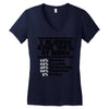 always give 100 percent Women's V-Neck T-Shirt
