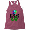 kiss me im gay Racerback Tank
